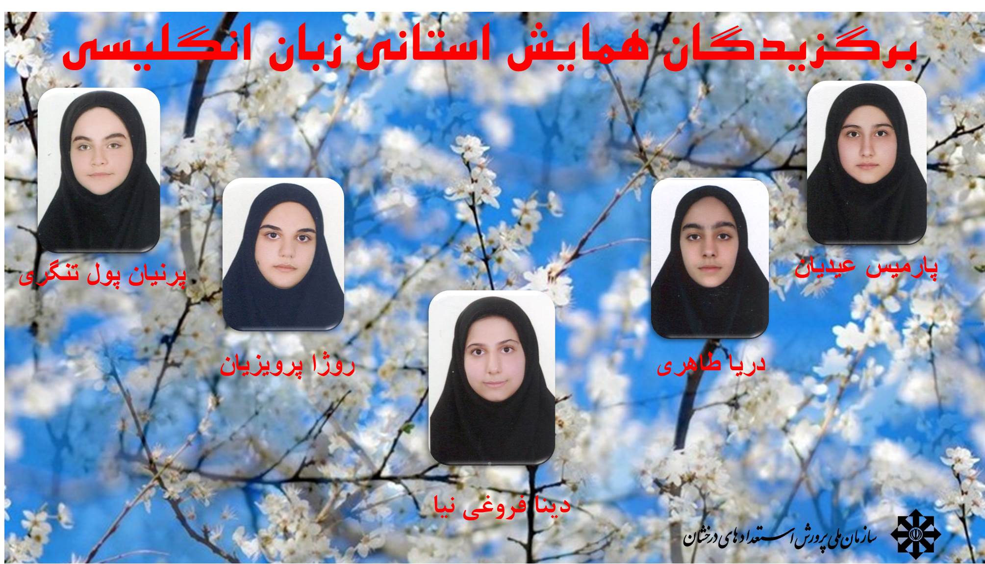 برگزیدگان همایش استانی زبان
